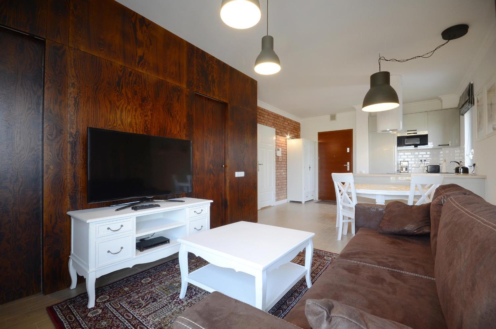 Waterlane Riverside - Spa, Pool, Gym & Parking By Downtown Apartments グダニスク 部屋 写真
